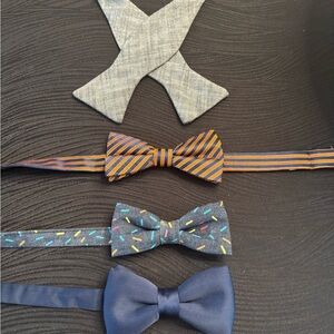 Men’s Bow Tie Bundle – Set of 4 | Classic, Fun, and Formal Styles